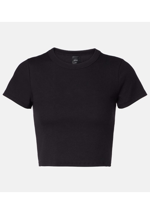 Leset Kelly cropped cotton-blend jersey T-shirt