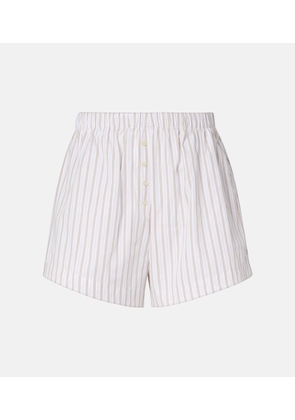Leset Yoshi striped cotton-blend twill boxers