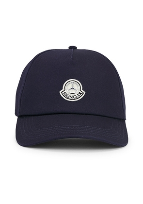 Moncler Genius Baseball Cap in Blue Nights - Navy. Size all.