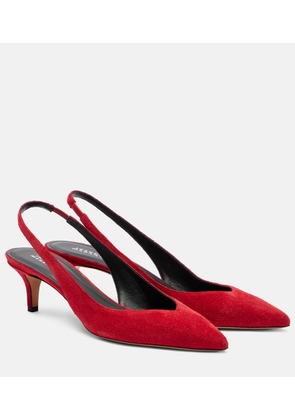 Isabel Marant Padim suede slingback pumps