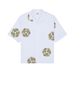 Kenzo x Verdy Collection Hawaiian Short Sleeve Shirt in Sky Blue - Blue. Size XL/1X (also in ).