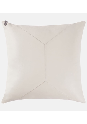 Brunello Cucinelli Monili leather cushion
