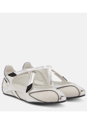 The Attico Floor 01 metallic ballet flats