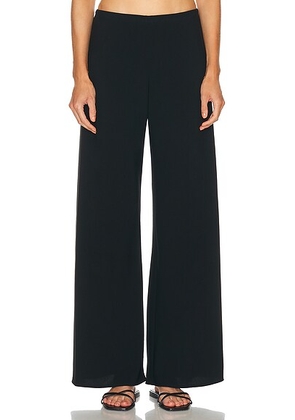 NILI LOTAN Marlow Wide Leg Pant in Black - Black. Size L (also in ).
