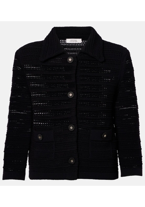 Dorothee Schumacher Precise Pointelle cotton-blend cardigan
