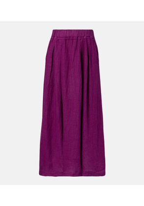 Velvet Linda linen maxi skirt