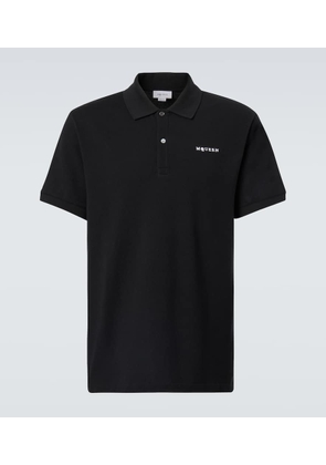 McQueen Logo cotton polo shirt