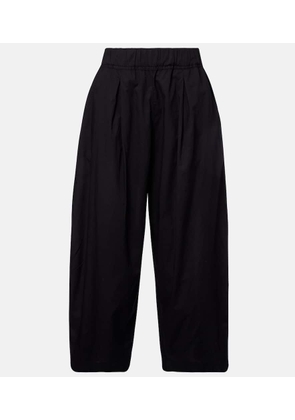 Velvet Sophia cotton poplin wide-leg pants
