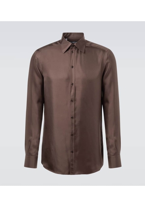 Dolce&Gabbana Silk twill dress shirt