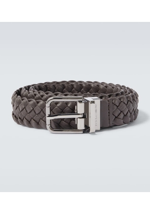Dolce&Gabbana Braided leather belt