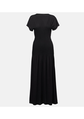 Toteme Pleated jersey maxi dress