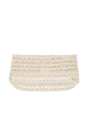 Magda Butrym Crochet Visor in Cream - Cream. Size L/XL (also in ).
