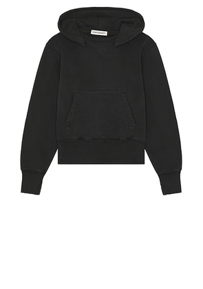 Our Legacy Relic Hoodie in Pigment Black Hefty Fleece - Black. Size 52 (also in ).