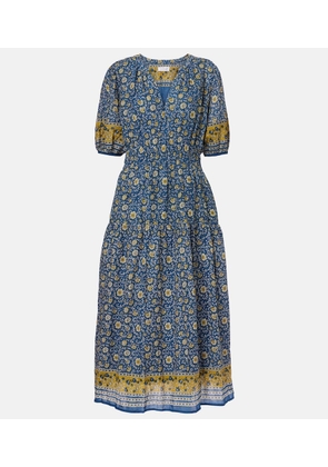 Velvet Natalia floral cotton maxi dress