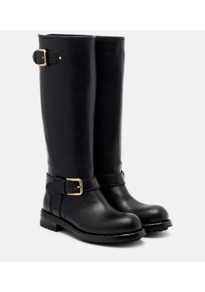 Dolce&Gabbana Leather biker boots