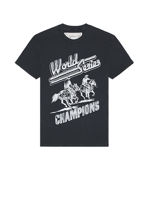 ONE OF THESE DAYS Best Of The Best Tee in Washed Black - Black. Size L (also in ).