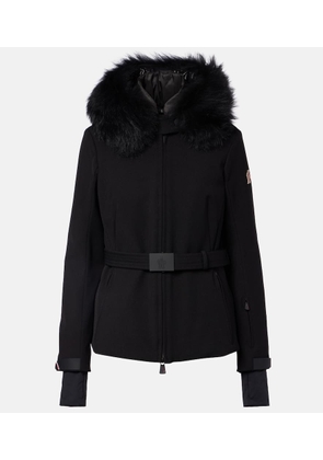 Moncler Grenoble Bauges belted down ski jacket