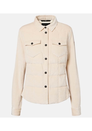 Moncler Grenoble Nangy cotton-blend down overshirt