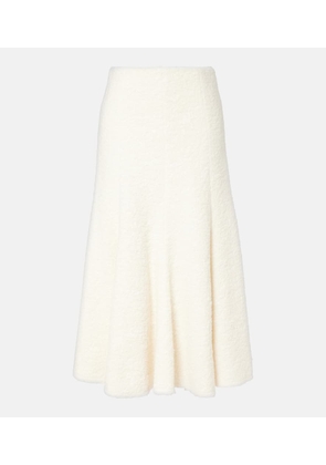 Gabriela Hearst Amy cashmere and wool-blend midi skirt