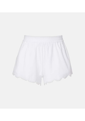 Marysia Bellini cotton-blend terry shorts