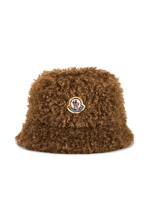 Moncler Bucket Hat in Cognac - Brown. Size S (also in ).