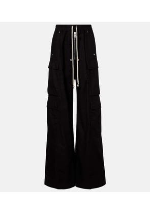 Rick Owens Belas cotton and wool cargo pants