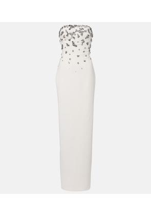 Marmar Halim Embellished strapless gown