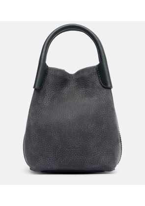 Loro Piana Bale Micro leather bucket bag