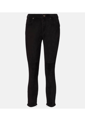 Isabel Marant Dorothea suede slim pants