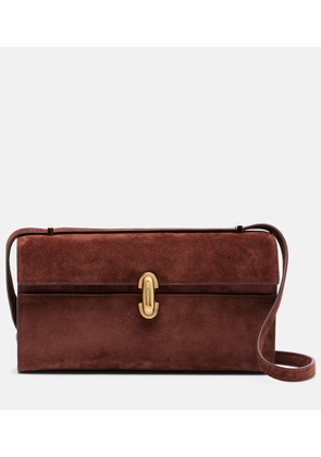 Savette Symmetry 26 suede shoulder bag