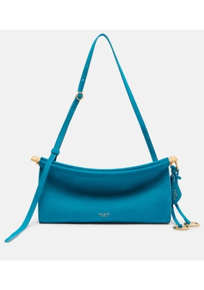 Alaia Le Click Small suede shoulder bag