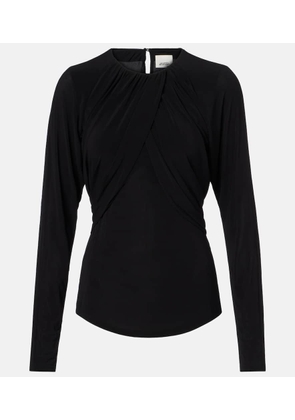 Isabel Marant Gaetane draped jersey top