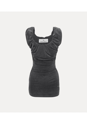 Vivienne Westwood Ginnie Jersey Top Cupro Jrsy Black S Women