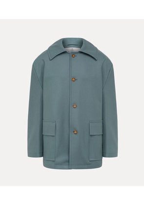 Vivienne Westwood Donkey Jacket Melton Teal M Men