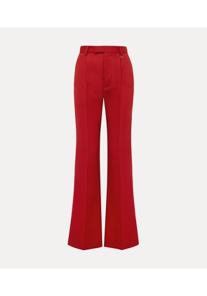 Vivienne Westwood Ray Trousers Wosted Wool Red 40 Women