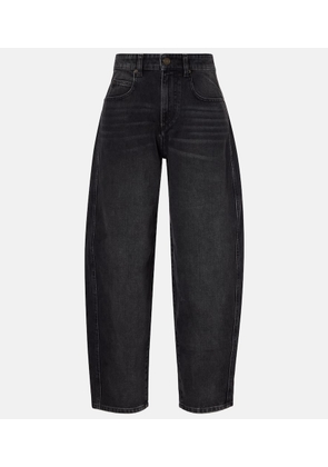 Isabel Marant Oriane mid-rise barrel-leg jeans