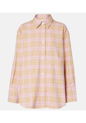 Rohe Checked cotton flannel overshirt