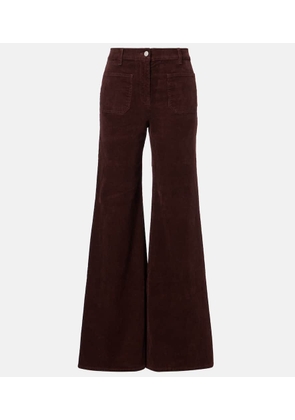 Nili Lotan Florence corduroy wide-leg pants