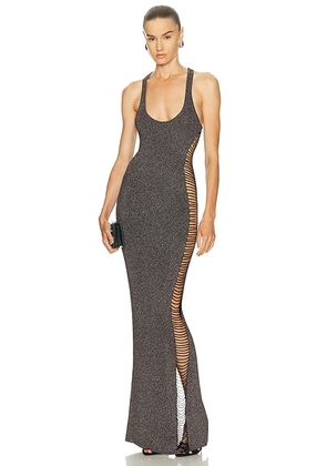 MAY MASHIAH Ray Dress in Black - Black. Size L (also in XS, S, M).