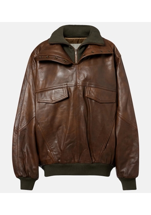 Isabel Marant Dorry oversized leather jacket