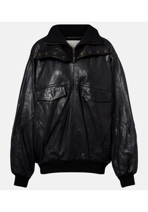 Isabel Marant Dorry oversized leather jacket