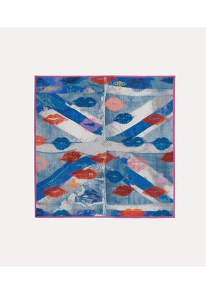 Vivienne Westwood Union Jack Kiss Square Union Jack/kisses Navy  Unisex