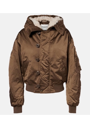 Marant Etoile Elisa hooded bomber jacket