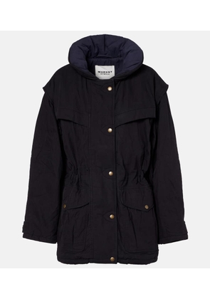 Marant Etoile Damone hooded cotton-blend jacket