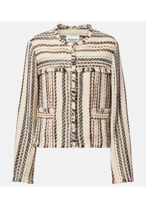Marant Etoile Izaria cotton and wool-blend jacket