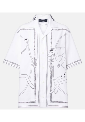 Jacquemus Chemise Jean printed cotton shirt