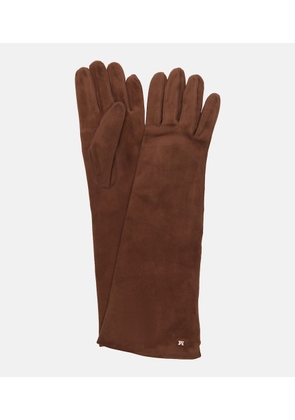 Max Mara Afide suede gloves