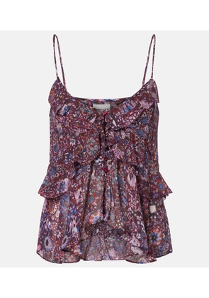 Marant Etoile Briara printed top