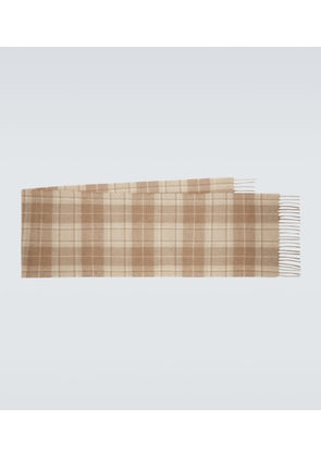 Dunhill Plaid cashmere scarf