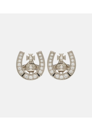 Vivienne Westwood Mare embellished sterling silver earrings